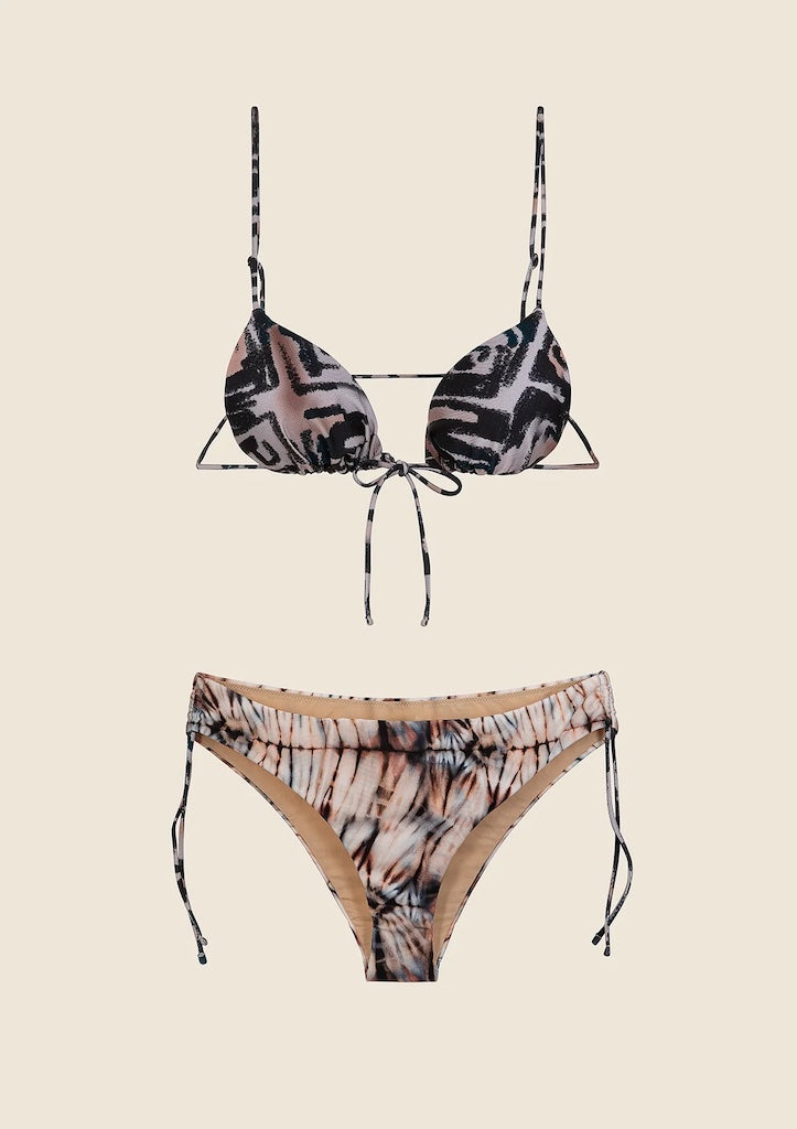 Bikini Donna Me Fui Triangolo con Slip Fisso Fantasia 0340X17