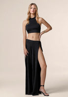 Top Donna Me Fui Nero 0327BK