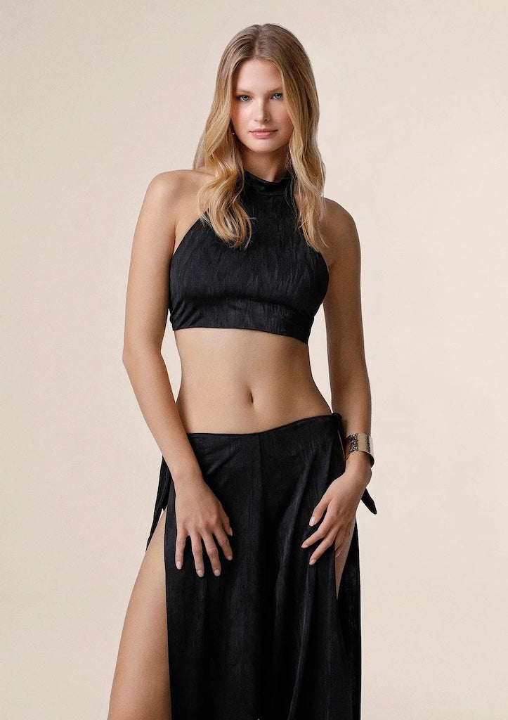 Top Donna Me Fui Nero 0327BK