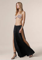 Panta Pareo Donna Nero Me Fui 0328BK