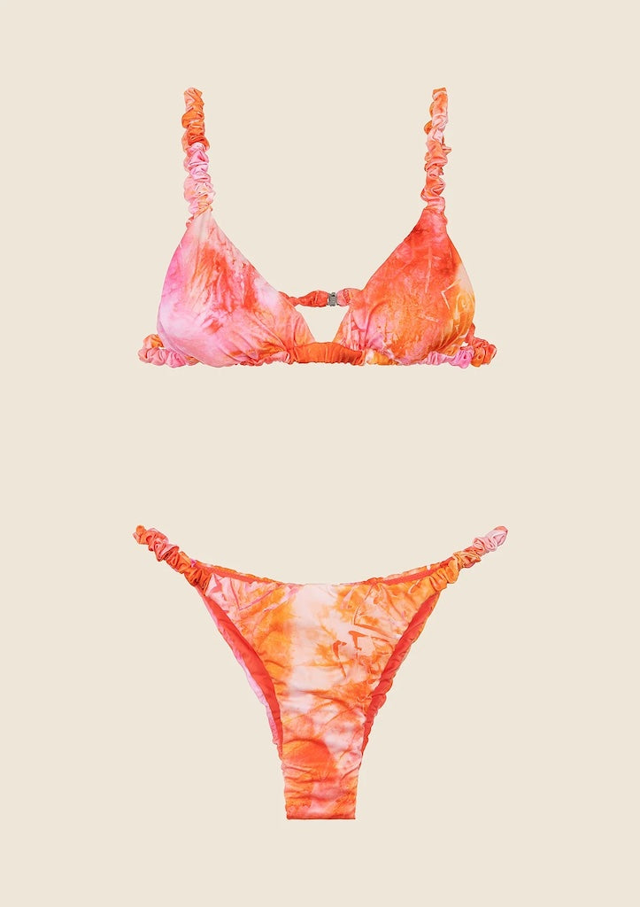 Bikini Donna Me Fui Triangolo Con Slip Fisso Fantasia 0740X32