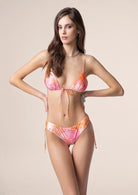 Bikini Donna Me Fui Triangolo con Slip Fisso Fantasia 0750X32