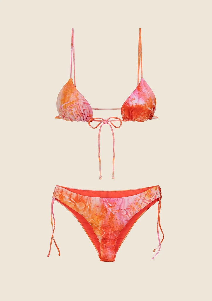 Bikini Donna Me Fui Triangolo con Slip Fisso Fantasia 0750X32