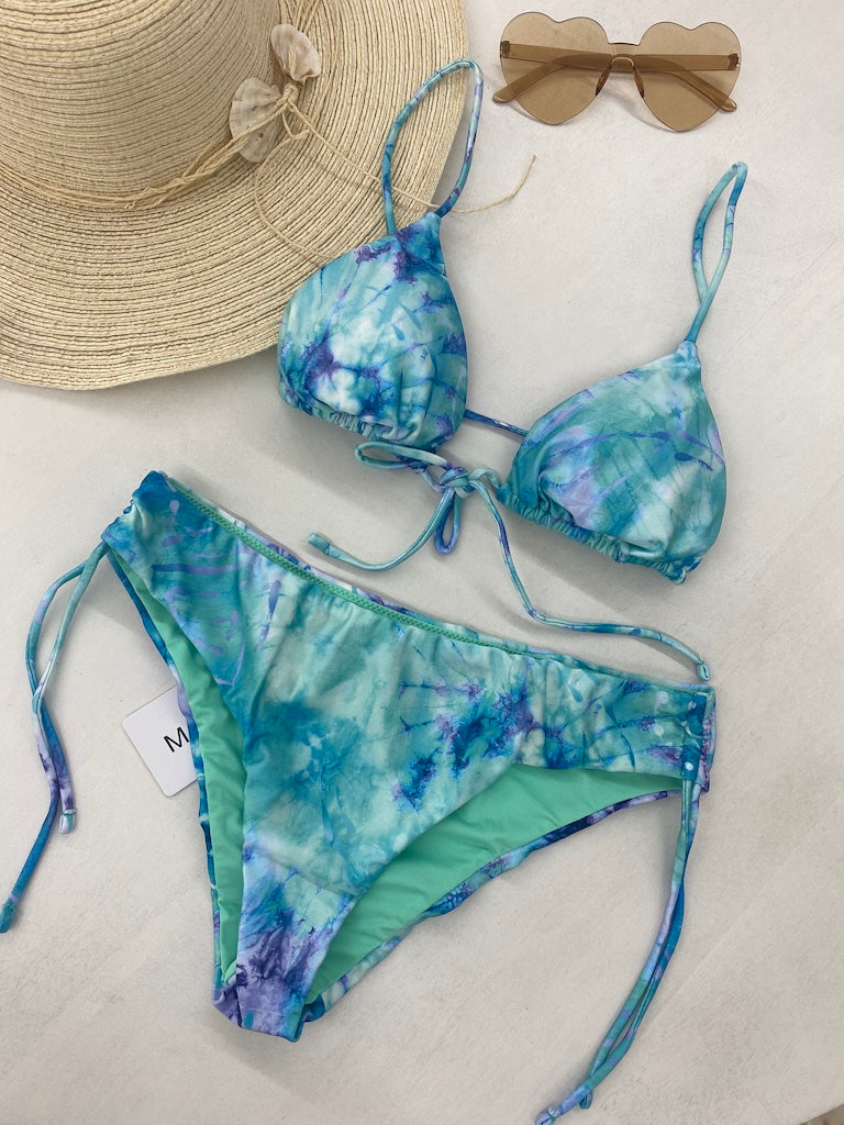 Bikini Donna Me Fui Triangolo con Slip Fisso Fantasia 0750X31