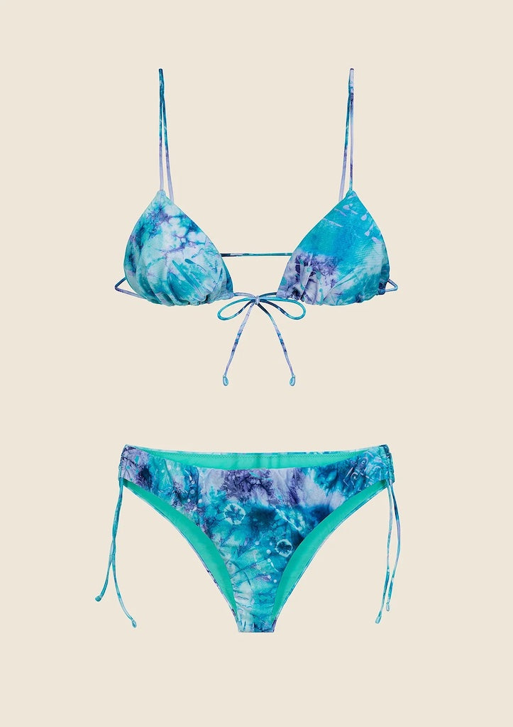 Bikini Donna Me Fui Triangolo con Slip Fisso Fantasia 0750X31