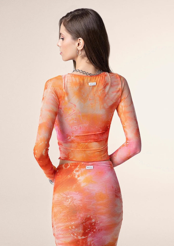 Top Donna Manica Lunga Me Fui Fantasia 0736X32