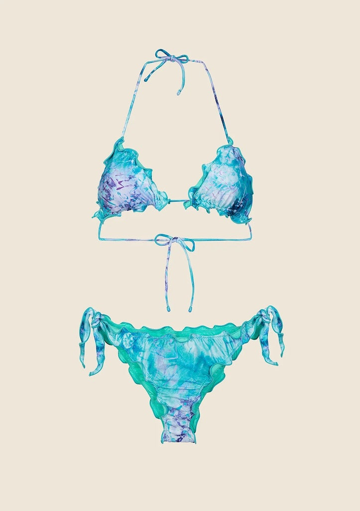 Bikini Donna Me Fui Triangolo con Slip Regolabile Fantasia 1500X31