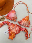 Bikini Donna Me Fui Triangolo con Slip Regolabile Fantasia 1500X32