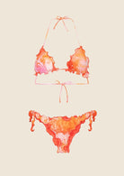 Bikini Donna Me Fui Triangolo con Slip Regolabile Fantasia 1500X32