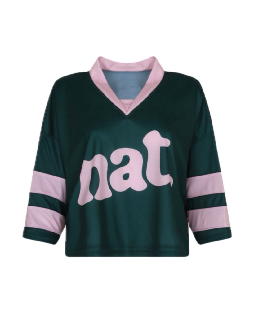 11:11 Hockey Cropped Dark Green Not After Ten