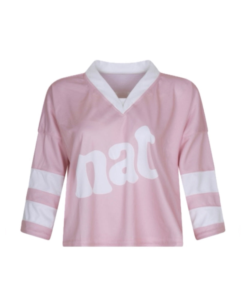 22:22 Hockey Cropped Pink Not After Ten
