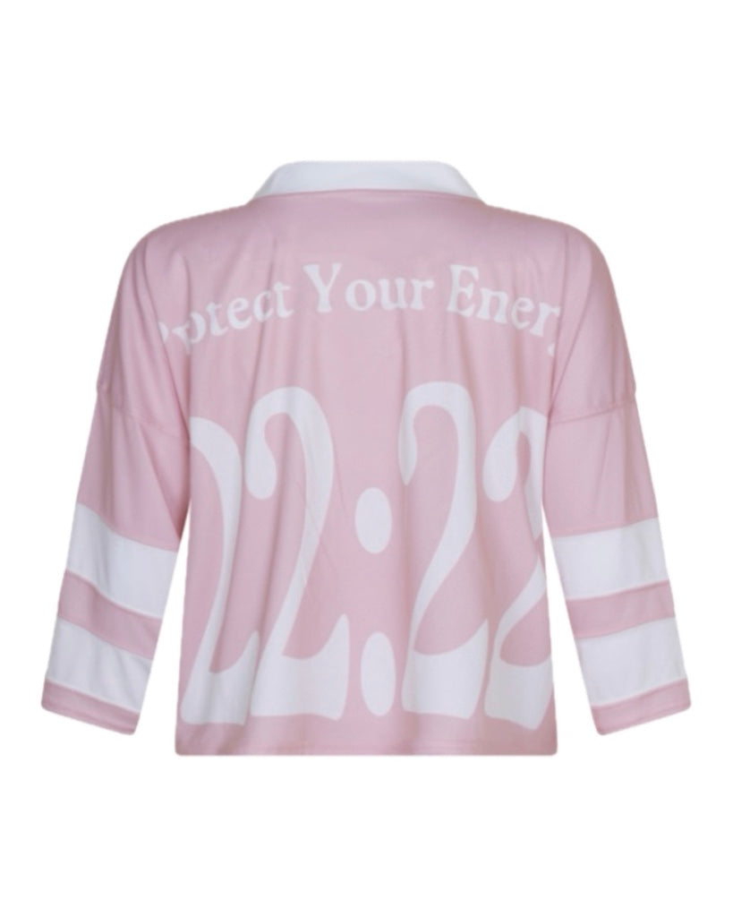 22:22 Hockey Cropped Pink Not After Ten