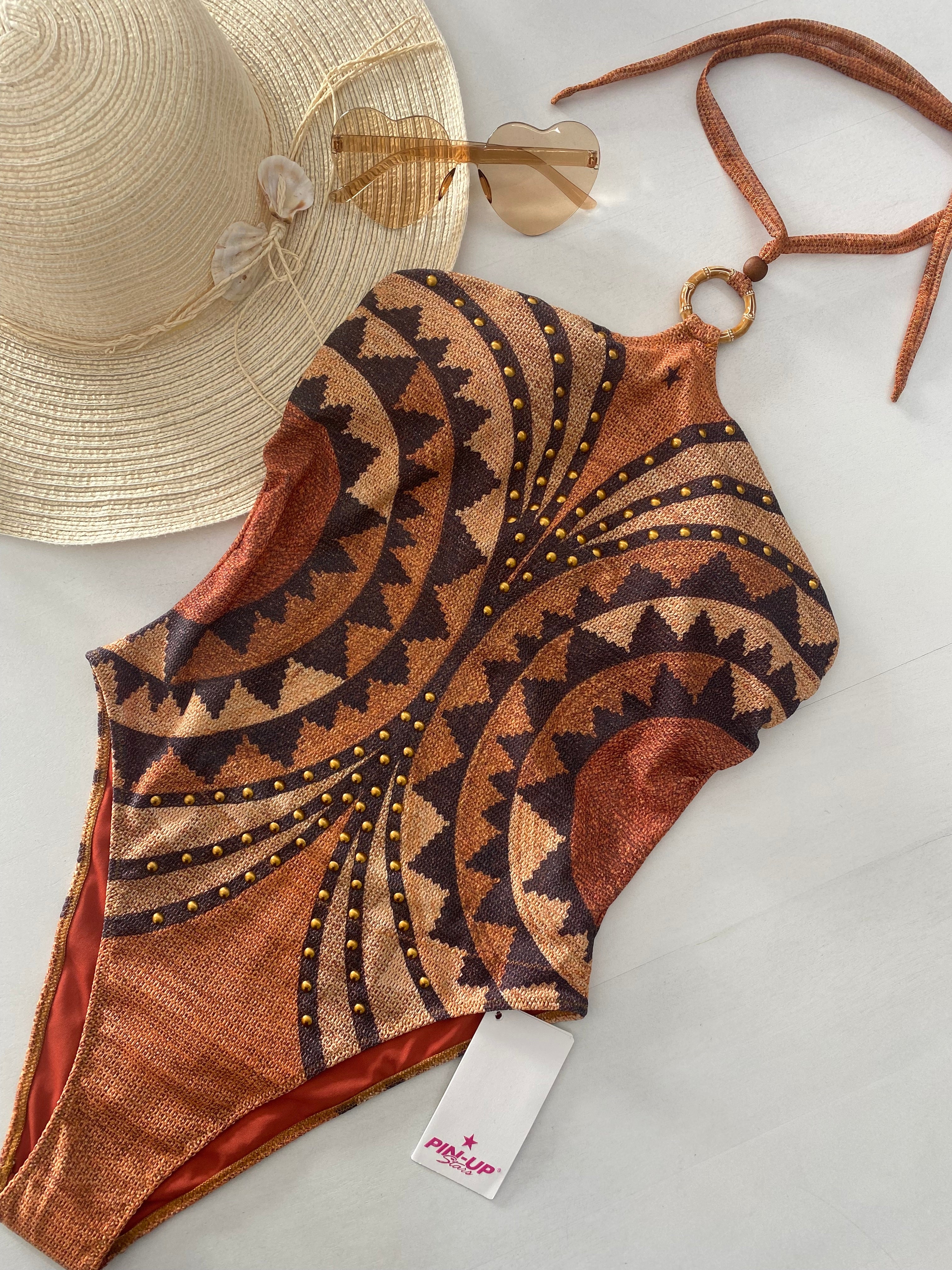 Costume da Bagno Intero Borchie Pin Up Stars