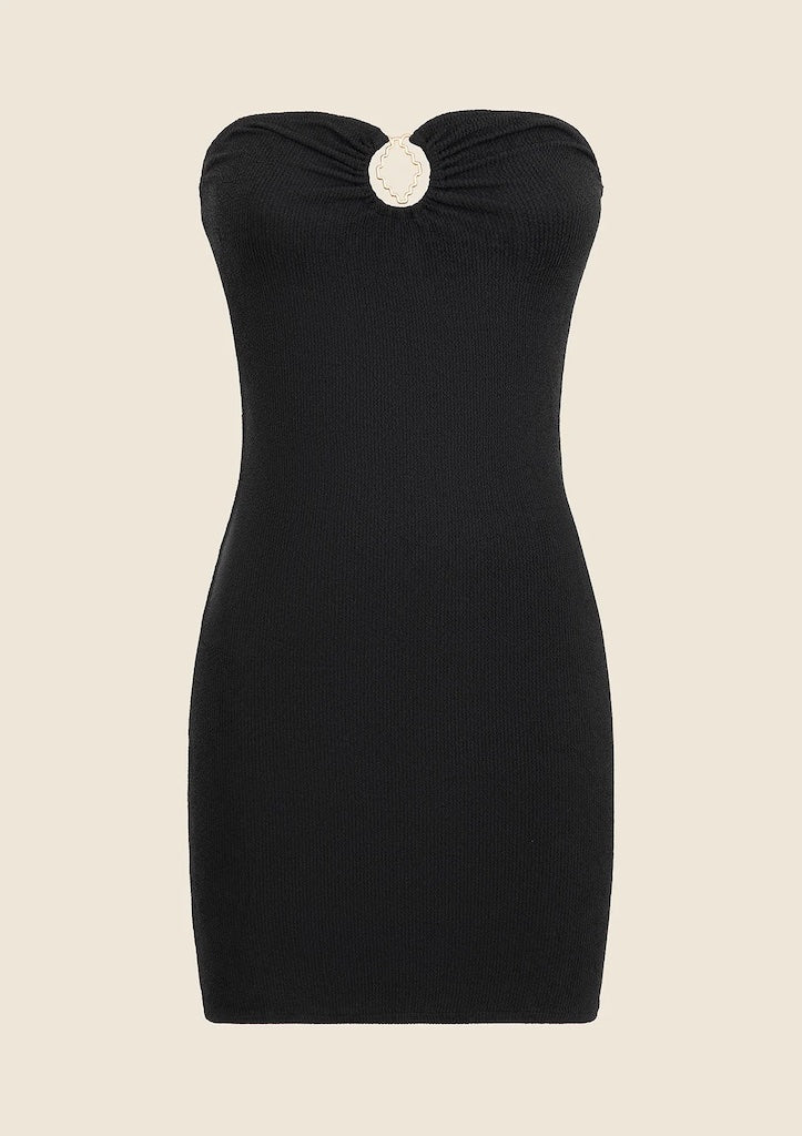 Vestito Corto Me Fui Nero 0509BK
