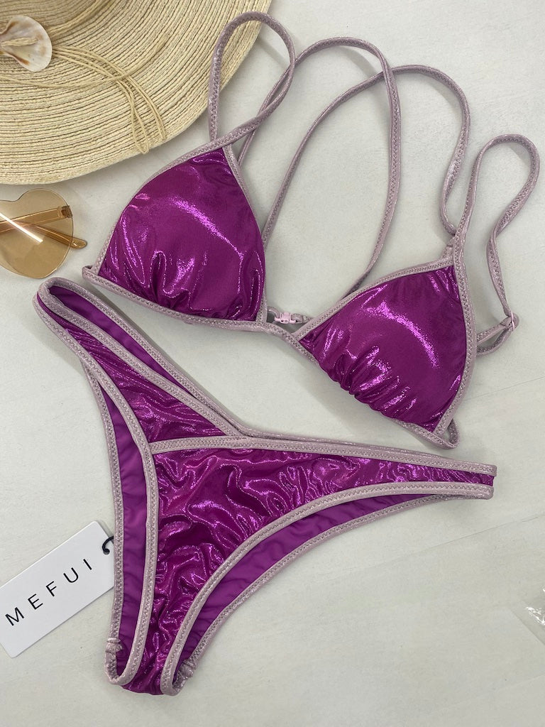 Bikini Donna Me Fui Triangolo con Slip Americano Fisso 0801_FX