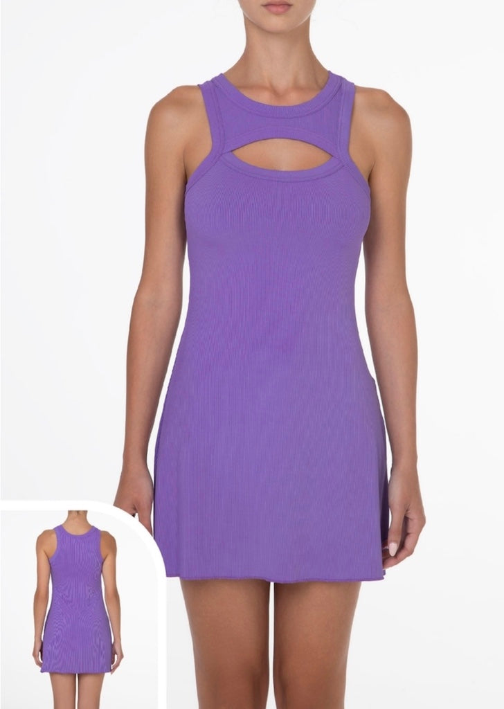 Vestito Corto Donna F**K Viola 1954PR