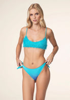 Bikini Donna F**K Top con Slip Regolabile Fantasia 1132X46
