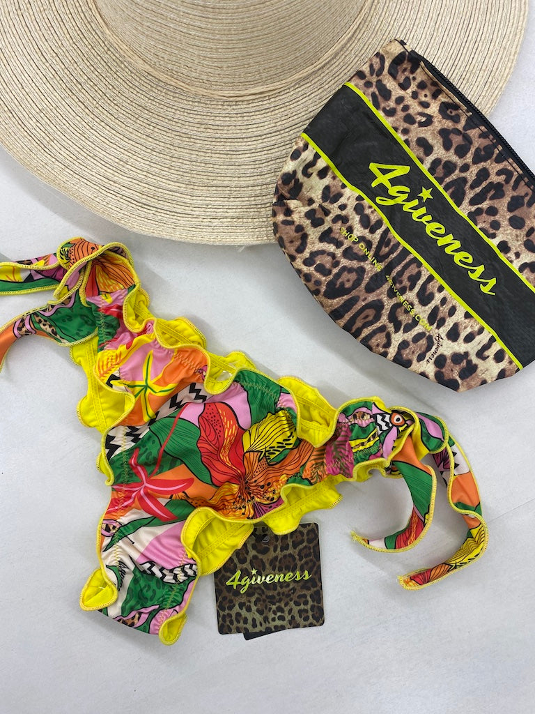 Slip Sbambolato Donna 4Giveness Fantasia Floreale 5163