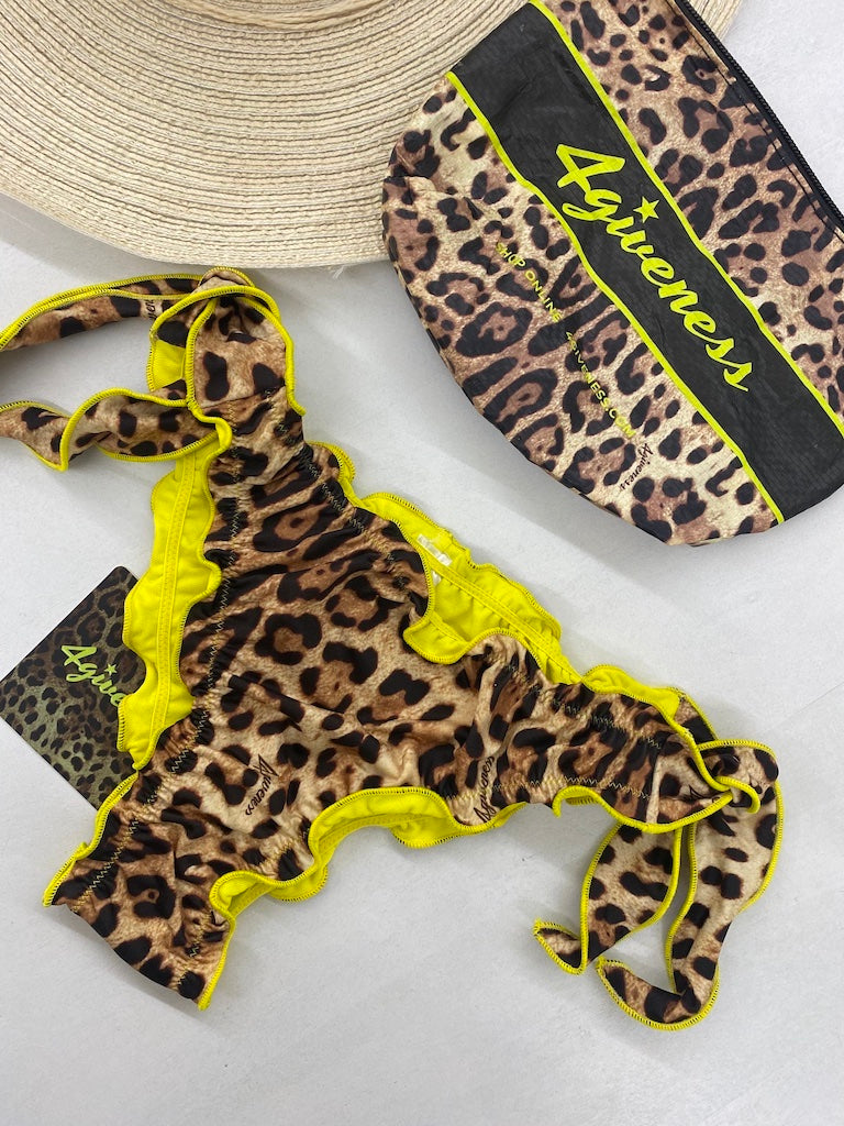 Slip Sbambolato Donna 4Giveness Fantasia Maculata 5163