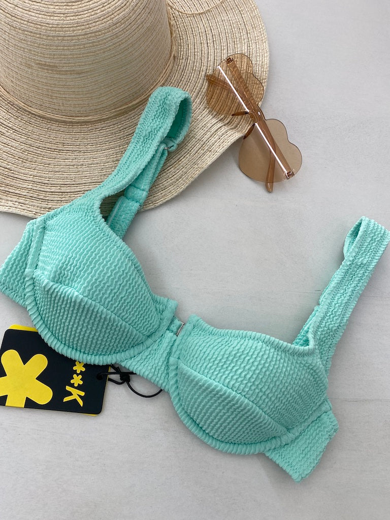Reggiseno con Ferretto Donna F**K Verde Acqua 1202AQ