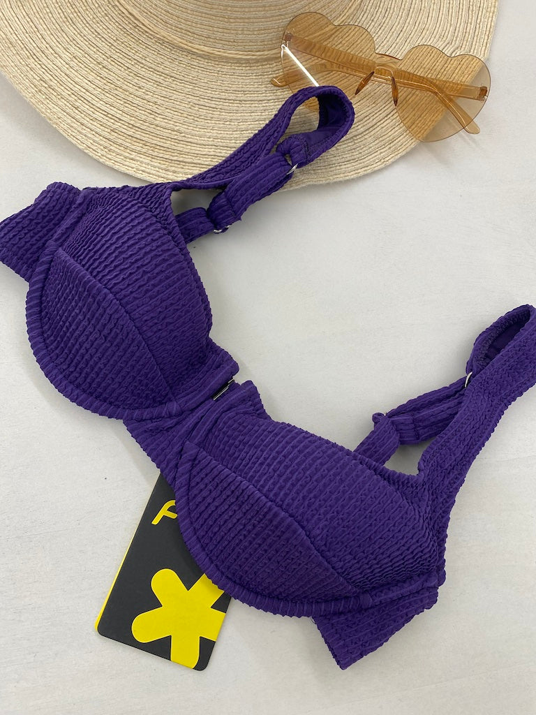 Reggiseno con Ferretto Donna F**K Viola 1202PR