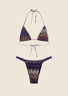 Bikini Donna Me Fui Triangolo con Slip Fisso Fantasia 0410PR
