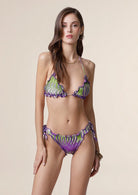 Bikini Donna Me Fui Triangolo con Slip Regolabile Fantasia 1500X20