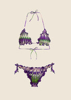 Bikini Donna Me Fui Triangolo con Slip Regolabile Fantasia 1500X20