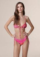 Bikini Donna Me Fui Triangolo con Slip Fisso Fantasia 0640X30