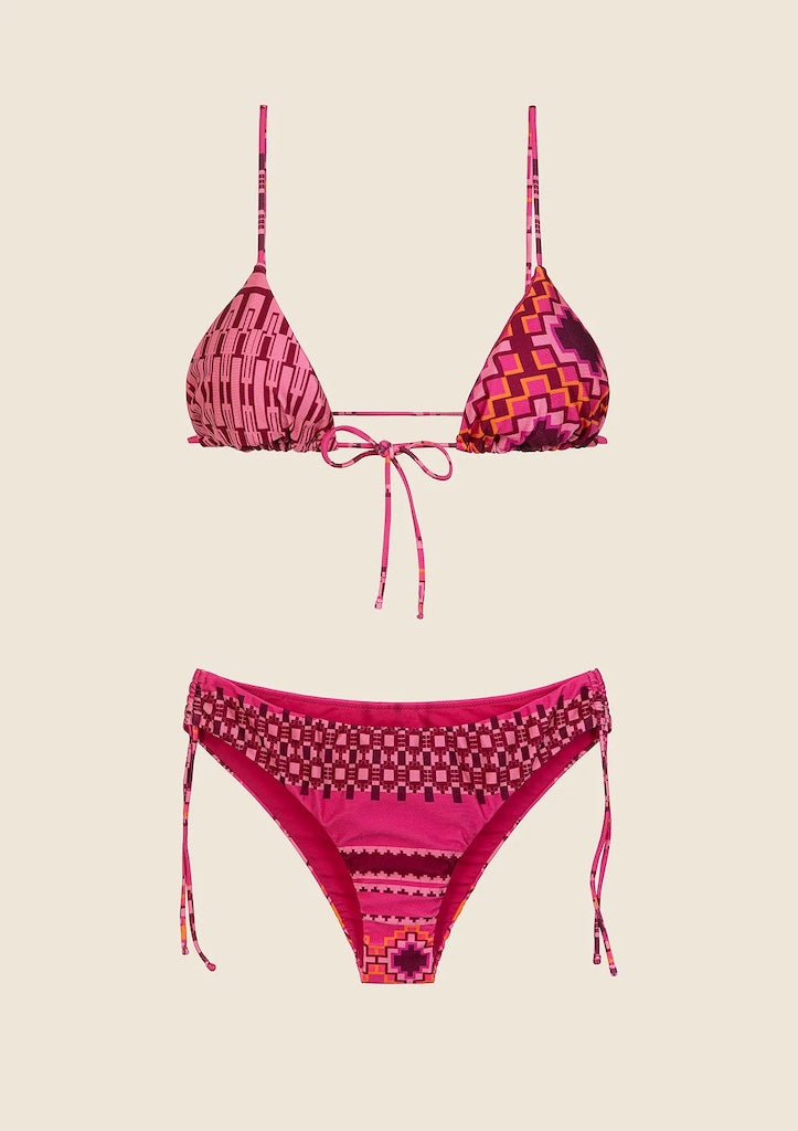 Bikini Donna Me Fui Triangolo con Slip Fisso Fantasia 0640X30