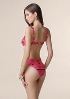 Bikini Donna Me Fui Reggiseno con Ferretto e Slip Americano Coprente Fantasia 0641X30