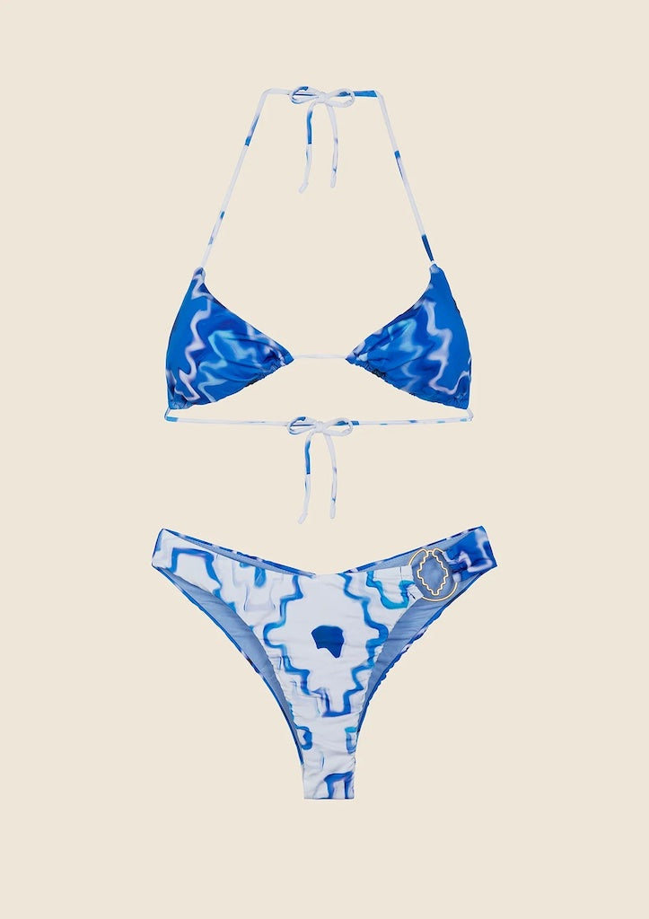 Bikini Donna Me Fui Triangolo Con Slip Fisso Fantasia 0001_X06