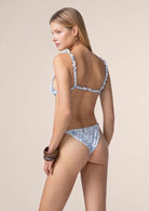 Bikini Donna Me Fui Triangolo Con Slip Fisso Fantasia 0030X01