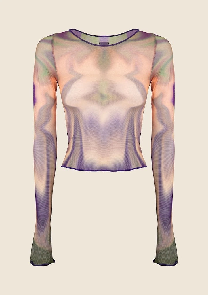 Top Manica Lunga Donna Me Fui Fantasia 0427X21