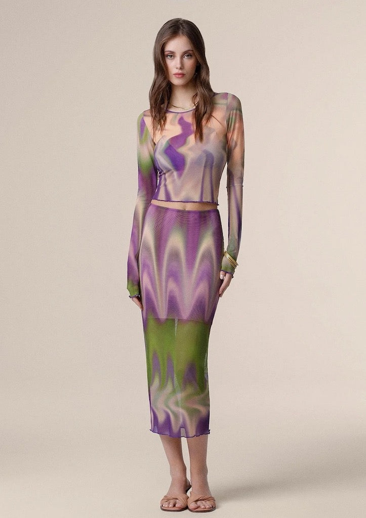 Gonna Midi Donna Me Fui Fantasia 0428X21