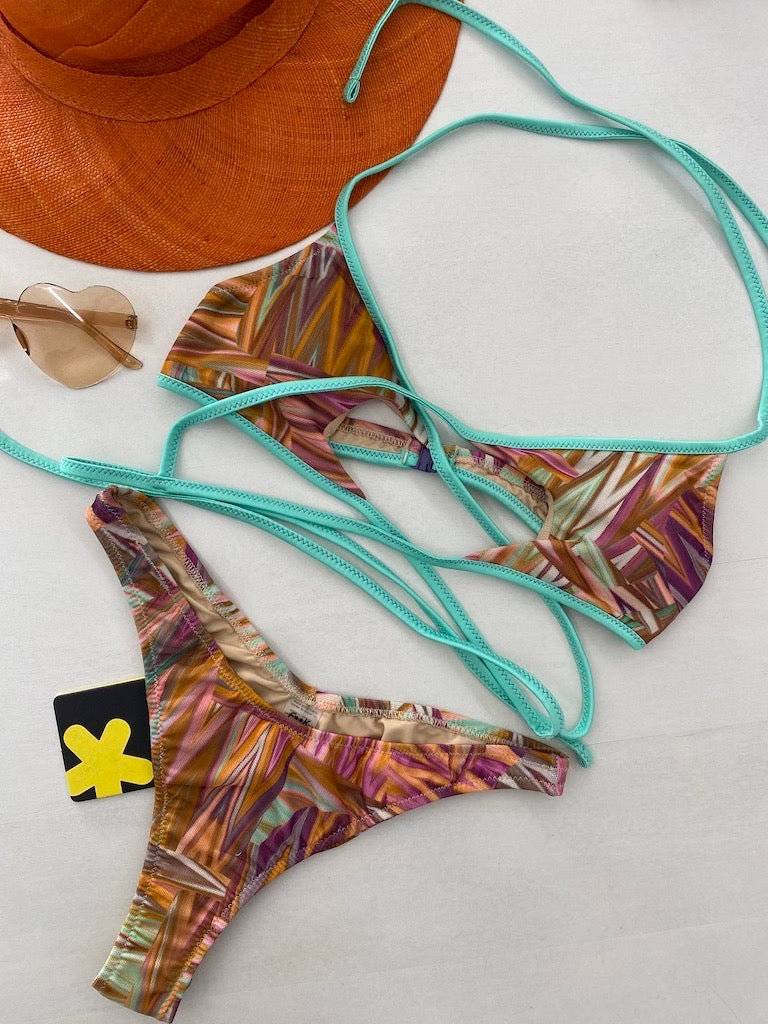 Bikini F**K Triangolo con Americano Fisso Fantasia 0900X07