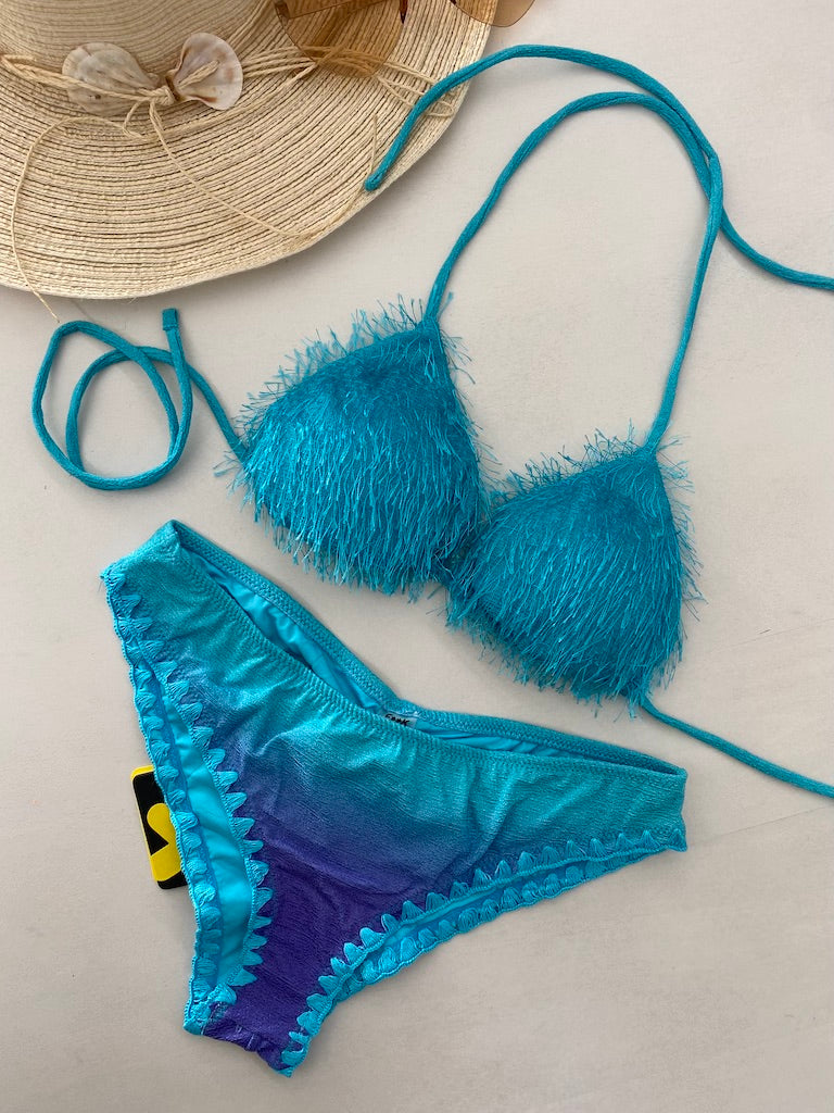 Bikini Donna F**K Triangolo con Slip Coulotte Fantasia 1130X46