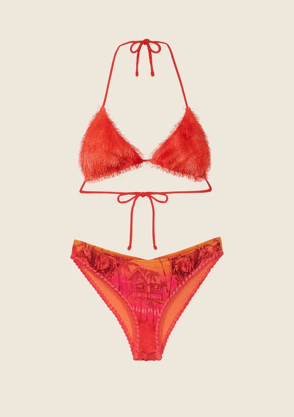 Bikini F**K Triangolo con Coulette Fantasia 0740X17