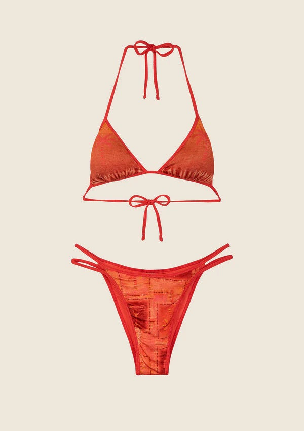 Bikini F**K Triangolo con Americano Fisso Fantasia 0730X21