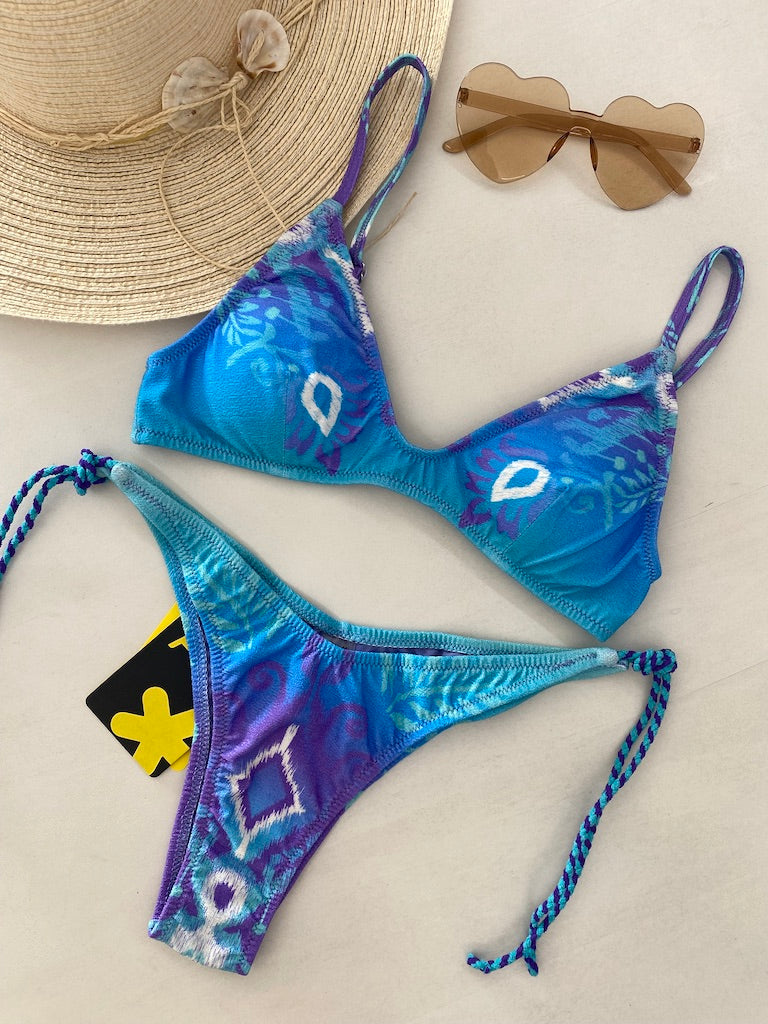 Bikini F**K Top con Americano Regolabile Fantasia 1021X56