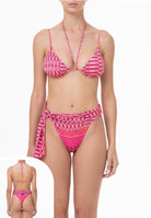 Bikini Donna Me Fui Triangolo con Slip Regolabile Fantasia 0620X30