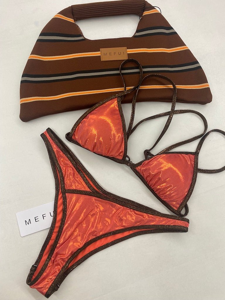 Bikini Donna Me Fui Triangolo con Slip Americano Fisso 0801_OR