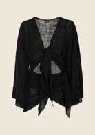 Caftano Corto Donna F**K Nero 0759BK