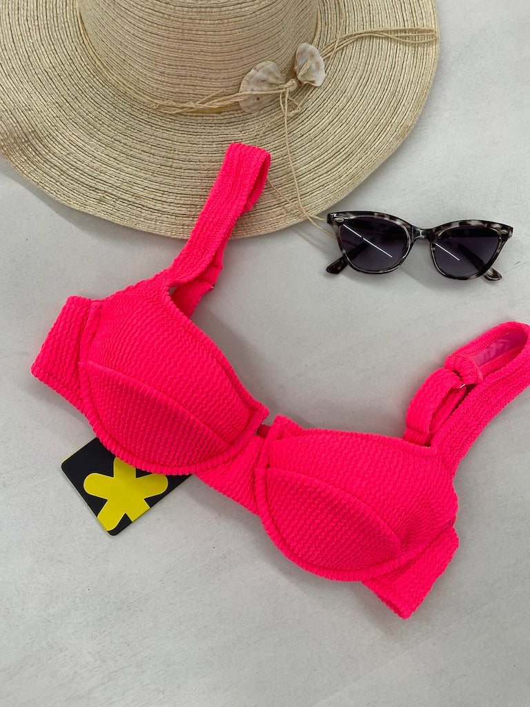 Reggiseno con Ferretto Donna F**K Fucsia 1202FX