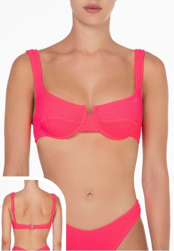 Reggiseno con Ferretto Donna F**K Fucsia 1202FX