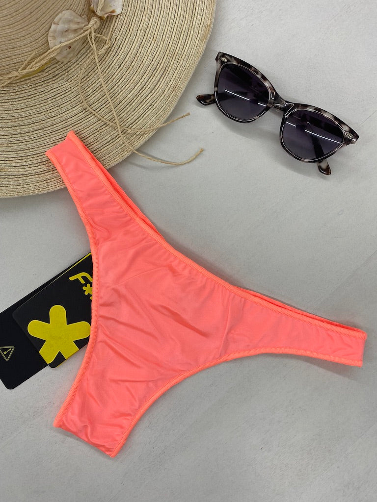 Slip Brasiliano Fisso Donna F**K Corallo 1311CR