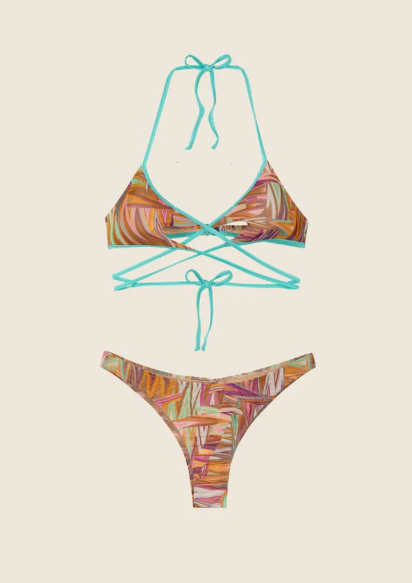 Bikini F**K Triangolo con Americano Fisso Fantasia 0900X07