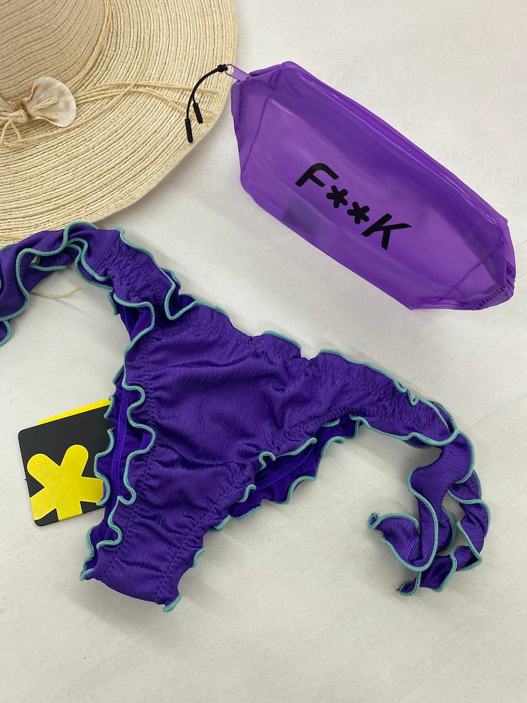 Slip Brasiliano con Nodi Frou Frou Donna F**K Viola 1925PR
