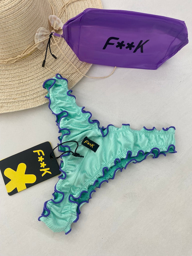 Slip Americano Fisso Frou Frou Donna F**K Acquamarina 1926AQ