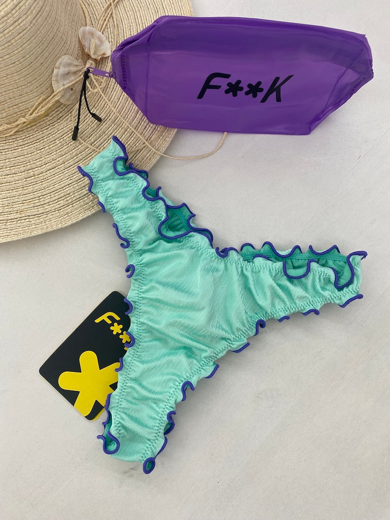 Slip Americano Fisso Frou Frou Donna F**K Acquamarina 1926AQ